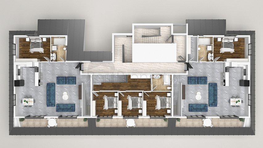 Новый строящийся комплекс в европейском районе Оба