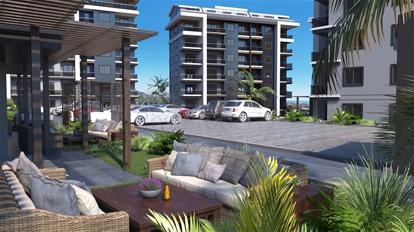 Новый строящийся комплекс в европейском районе Оба