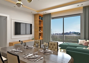 Новый строящийся комплекс в европейском районе Оба