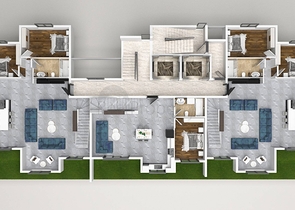 Новый строящийся комплекс в европейском районе Оба