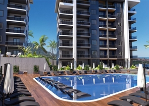 Новый строящийся комплекс в европейском районе Оба