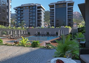 Новый строящийся комплекс в европейском районе Оба