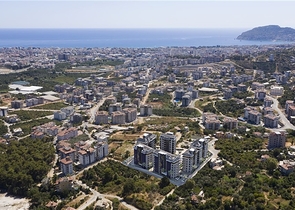 Новый строящийся комплекс в европейском районе Оба