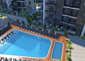 Новый строящийся комплекс в европейском районе Оба