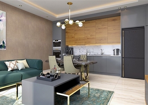 Новый строящийся комплекс в европейском районе Оба