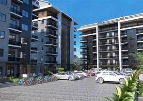 Новый строящийся комплекс в европейском районе Оба