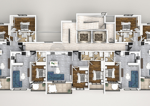 Новый строящийся комплекс в европейском районе Оба