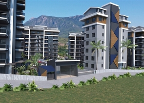 Новый строящийся комплекс в европейском районе Оба