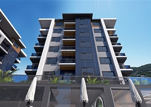 Новый строящийся комплекс в европейском районе Оба