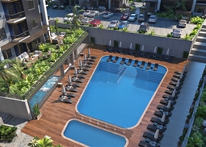 Новый строящийся комплекс в европейском районе Оба