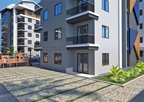 Новый строящийся комплекс в европейском районе Оба