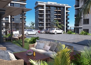 Новый строящийся комплекс в европейском районе Оба