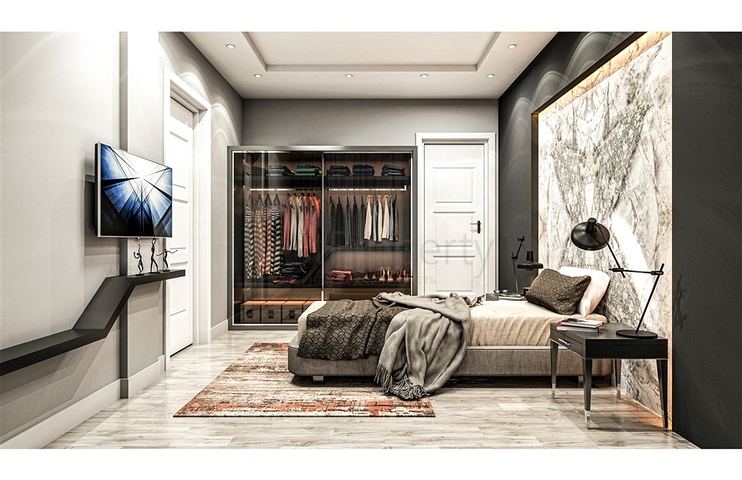 Новый проект вилл в районе Каргыджак 