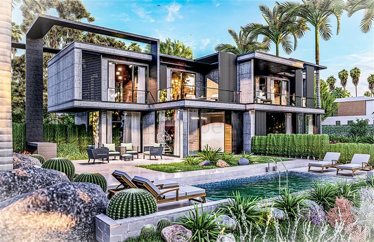 Новый проект вилл в районе Каргыджак 