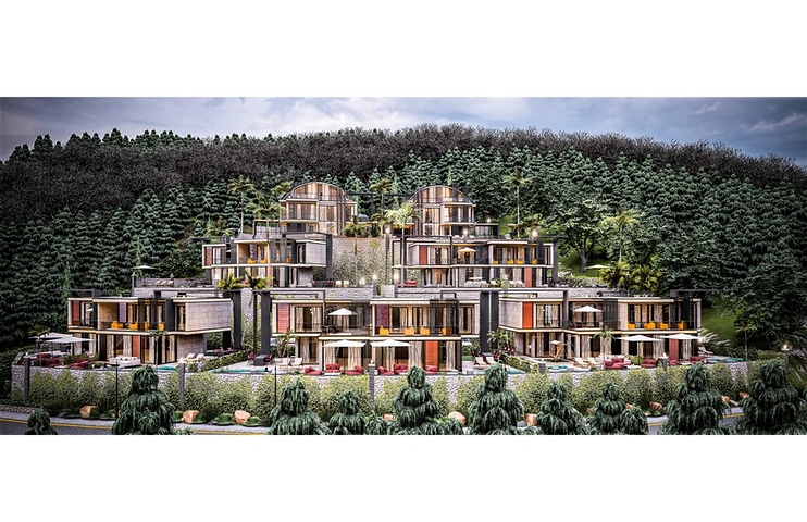 Новый проект вилл в районе Каргыджак 