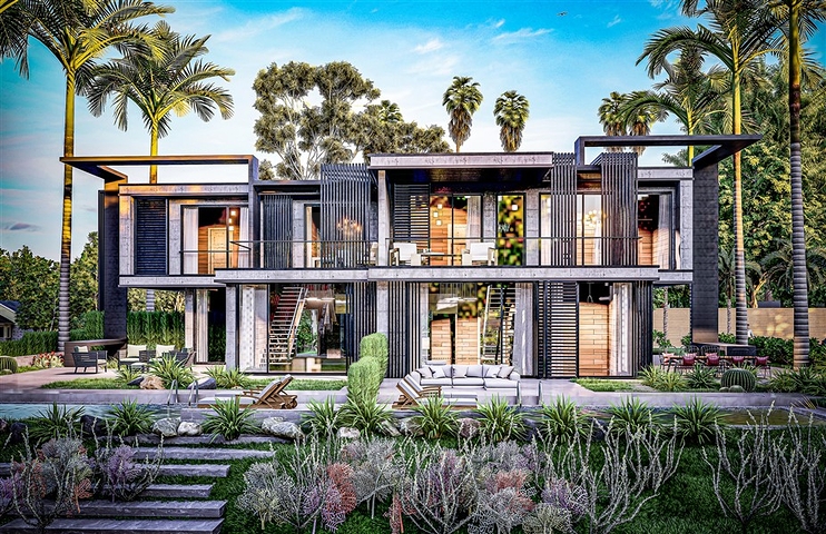 Новый проект вилл в районе Каргыджак 