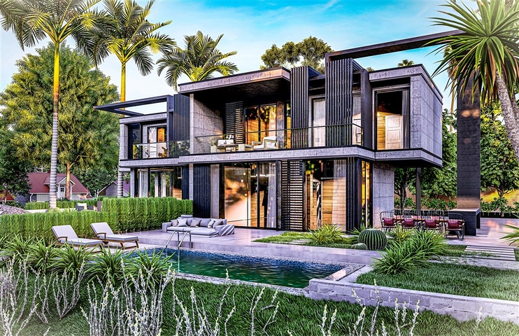 Новый проект вилл в районе Каргыджак 