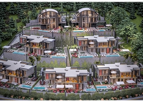 Новый проект вилл в районе Каргыджак 