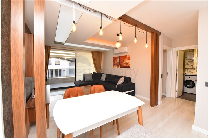 На аренду представлена квартира 1+1 в комплексе района Каргыджак