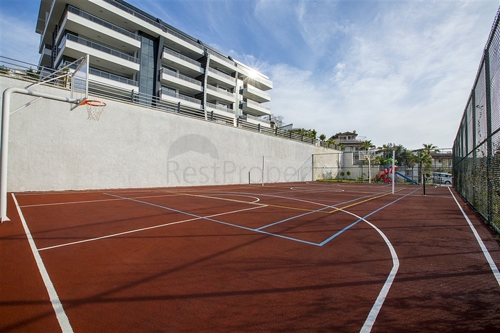 На аренду представлена квартира 1+1 в комплексе района Каргыджак