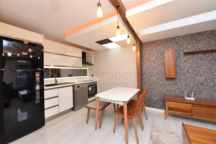 На аренду представлена квартира 1+1 в комплексе района Каргыджак