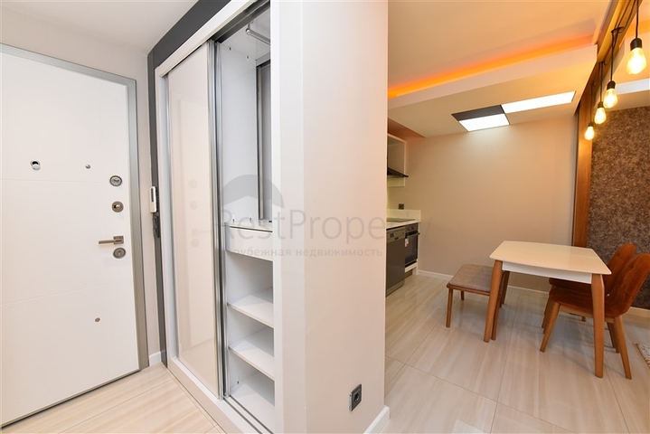 На аренду представлена квартира 1+1 в комплексе района Каргыджак