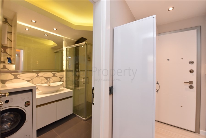 На аренду представлена квартира 1+1 в комплексе района Каргыджак