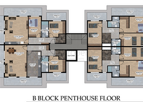 Строящийся жилой комплекс в европейском районе Оба