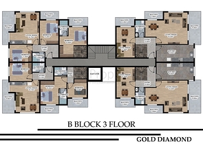 Строящийся жилой комплекс в европейском районе Оба