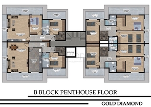Строящийся жилой комплекс в европейском районе Оба