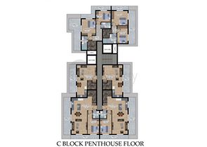 Строящийся жилой комплекс в европейском районе Оба