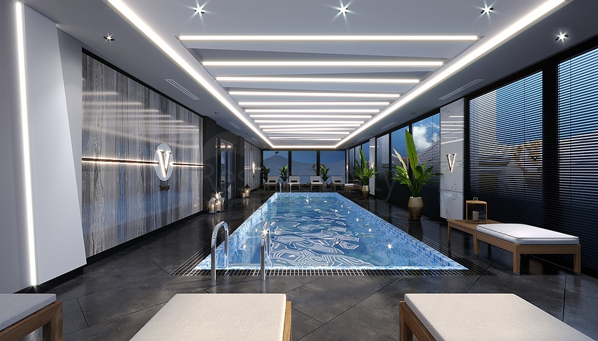 Новый строящийся комплекс в районе Махмутлар