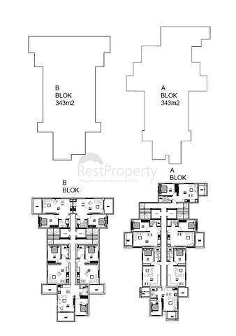 Новый строящийся комплекс в районе Махмутлар