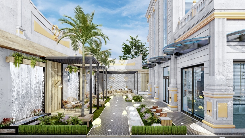 Новый строящийся комплекс в районе Махмутлар