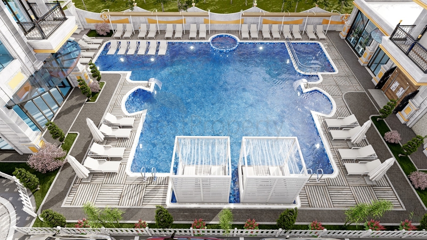 Новый строящийся комплекс в районе Махмутлар