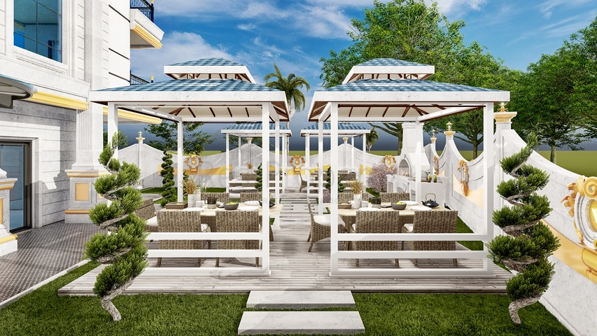 Новый строящийся комплекс в районе Махмутлар