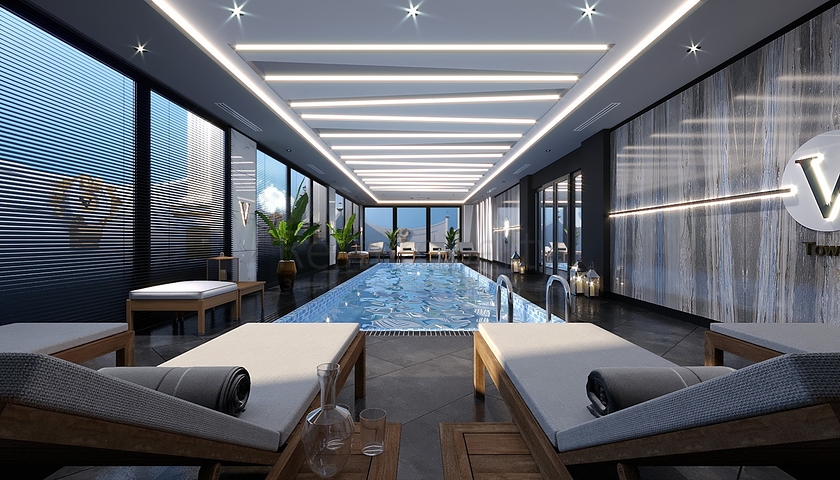 Новый строящийся комплекс в районе Махмутлар