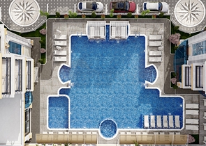 Новый строящийся комплекс в районе Махмутлар