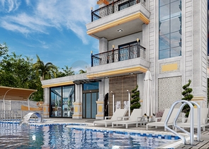 Новый строящийся комплекс в районе Махмутлар