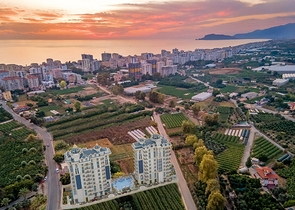 Новый строящийся комплекс в районе Махмутлар