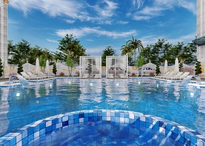 Новый строящийся комплекс в районе Махмутлар