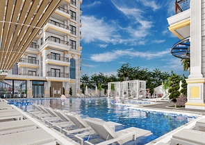 Новый строящийся комплекс в районе Махмутлар