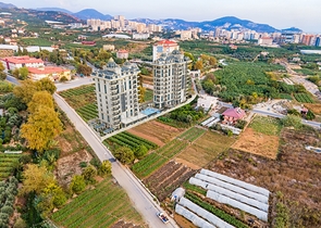 Новый строящийся комплекс в районе Махмутлар