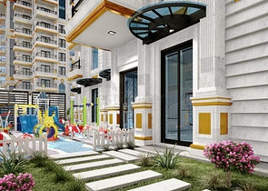 Новый строящийся комплекс в районе Махмутлар