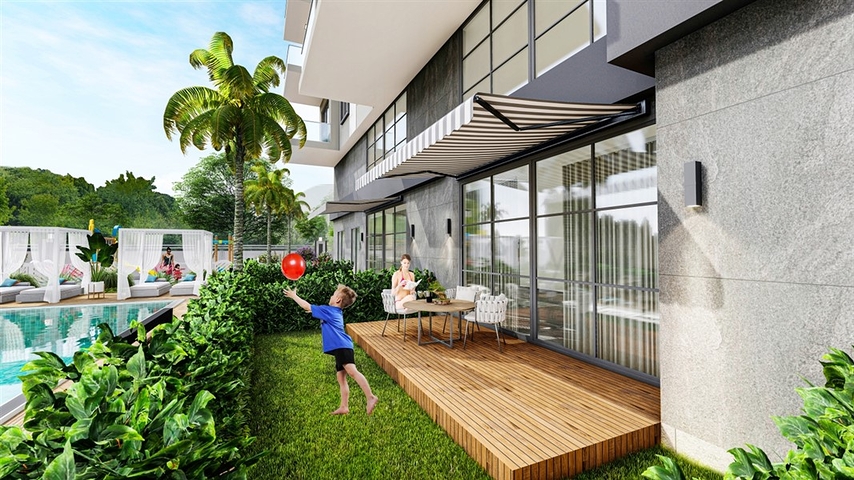 Строящийся комплекс в районе Махмутлар