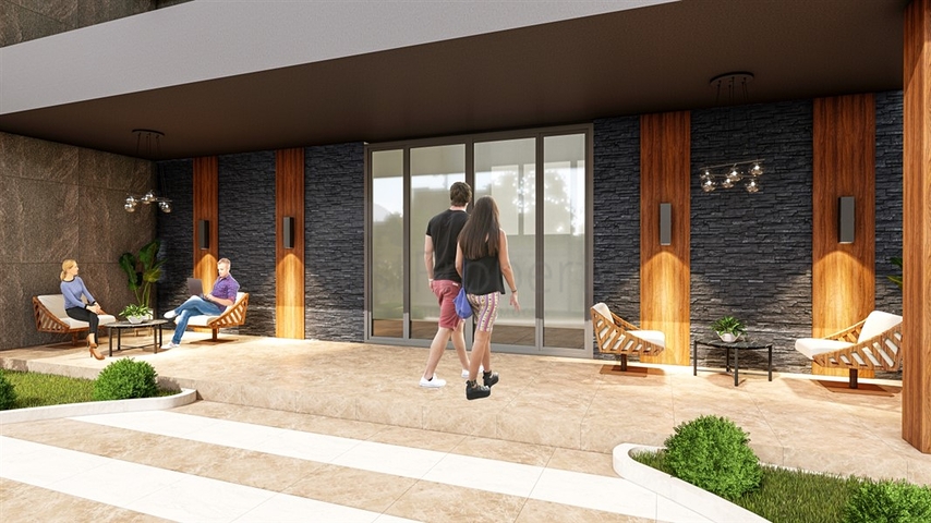 Строящийся комплекс в районе Махмутлар