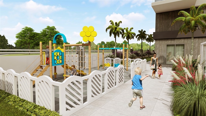 Строящийся комплекс в районе Махмутлар