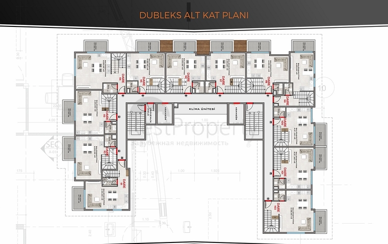 Строящийся комплекс в районе Махмутлар