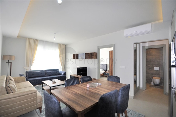 Меблированная квартира 1+1 на первой линии в Кестеле