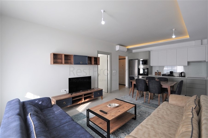 Меблированная квартира 1+1 на первой линии в Кестеле